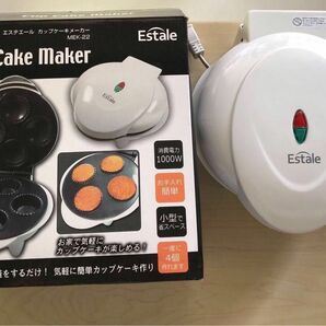 Estale カップケーキメーカー ホワイトMEK-22