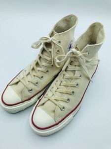 【日本製】CONVERSE コンバースオール スター ハイカット キャンバス スニーカー 靴 シューズ メンズ ナチュラル US7.5 