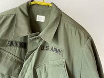 かなり美品◎69年 米軍実物 US-ARMY 4th ジャングルファティーグJKT リップストップ トロピカルJKT S-Regular◎_画像3