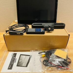 ほぼ新品！ リアモニター DVDプレーヤー 内臓　ベッドレストモニター　カーナビ