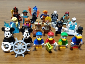  Lego Disney Mini fig all 18 kind set 