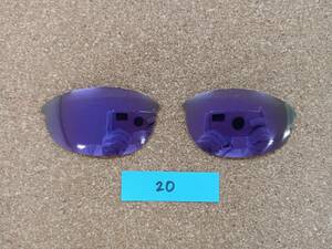 即発送 高評価 kaomg20 紫 ミラー 未使用 新品 ハーフジャケット halfjacket 偏光レンズ 交換レンズ オークリー OAKLEY サングラス
