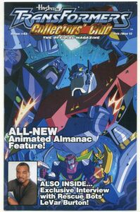 トランスフォーマー アメコミ TFCC TCC Collectors' Club Magazine №43 BotCon コレクターズクラブ ボットコン　リーフ