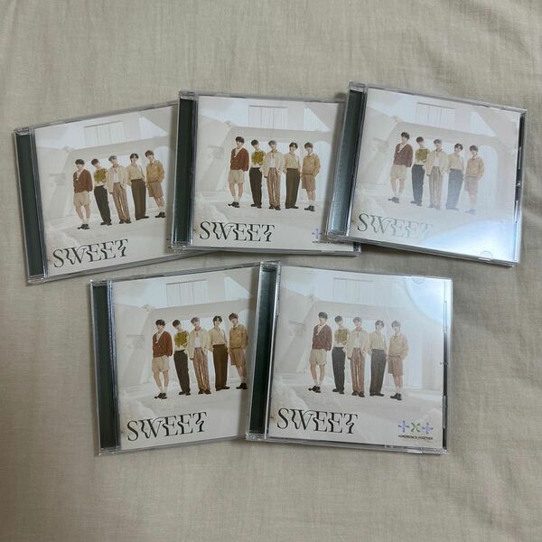 TXT sweet 通常盤 開封済 CD 5枚セット