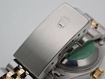 ROLEX ロレックス レディースウォッチ デイトジャスト 69173 U番 ブラックダイヤル OH/仕上げ済 中古A- 【送料無料】 B-2173_画像7