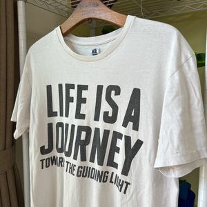 日本製　HRM プリント　Tシャツ　白　ML