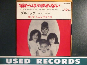 Shangri-Las ： I Can Never Go Home Any More 7'' / 45s (( 家へは帰れない )) c/w Bull Dog (( ShangriLas / 落札5点で送料当方負担