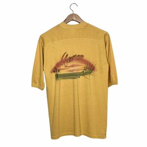 【70's ヴィンテージ】 STEDMAN ステッドマン ハンドペイントTシャツ フットボールTシャツ型 L