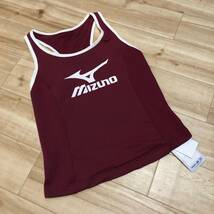 ☆MIZUNO ビーチバレー タンクトップ☆未使用 タグ付き 新品☆ ワインレッド_画像1