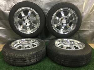 D-T0703f★ 社外 セブリング ITC アルミホイール 4本 15×6.5JJ ＋38 PCD 100 4穴 トーヨー 165/65R15 フィット GP1 