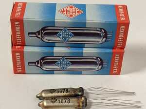 TELEFUNKEN 5678 same one code 2 ps unused sub miniature tube vacuum tube 