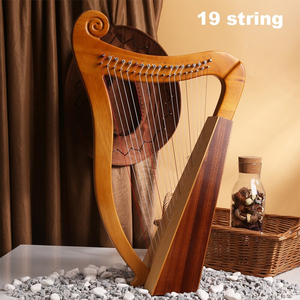 0249★大人気商品★格安提供★19弦楽器 ハープ 木製 竪琴