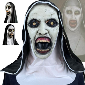 #0278#... road woman la Tec sw/ scarf valak cosplay horror mask party 