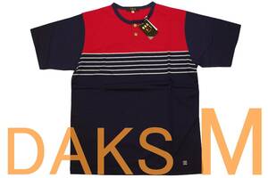 即決●ダックス DAKS 男性用 半袖Tシャツ（M）№8 新品