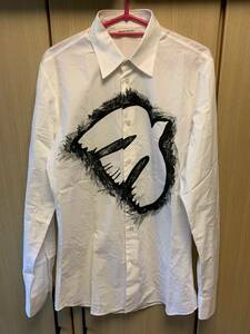  regular 22SS ALEXANDER McQUEEN Alexander McQueen bird illustration design dress shirt white 15 666751 QRO27