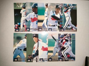  close iron Buffaloes 97 Calbee Professional Baseball chip s2.10 pieces set tough .* rose Nakamura .. etc. 