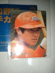 島田誠　86 カルビープロ野球チップス No.49　日本ハムファイターズ