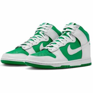 NIKE Dunk High Retro BTTYS ナイキ　ダンクハイ　緑/白　定価15,400円　28cm