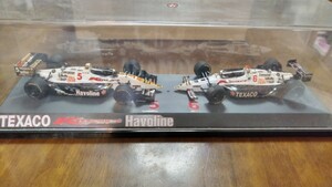 組み上げ済　模型　長期保管品　KマートテキサコローラT93/00　2台セット　ケース付き　難有　TEXACO Havoline F1