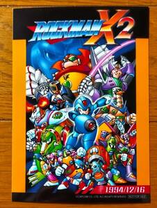 ロックマン 35th アニメイトオンリーショップ!! 購入特典ブロマイド ロックマンX2(スーパーファミコン) CAPCOM カプコン イラストカード