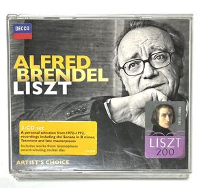 CD★アルフレッド ブレンデル ALFRED BRENDEL PLAYS LISZT ARTIST'S CHOICE（3CD）輸入盤