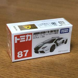 ♪♪トミカ 廃番 87 ランボルギーニ アヴェンタドール LP700-4 ドバイ警察仕様 絶版♪♪