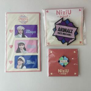 NiziU ピンバッチ バッチ ブックマーク マヤ ミイヒ ニナ