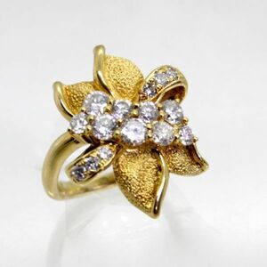 ◎中古美品◎１８金　ダイヤ　1.00ct　リング　7号