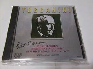 初期盤　トスカニーニ　メンデルスゾーン　交響曲第4番「イタリア」＆第5番「宗教改革」