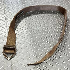 米軍放出品 TAC SHIELD BELT Made in USA リガーベルト MEDIUM ブラウン　おしゃれ　 (INV W69)