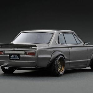 IG1911 イグニッションモデル 1/43 Nissan Skyline 2000 GT-R KPGC10 STAR ROAD シルバー 日産 スカイライン スターロード ハコスカの画像2