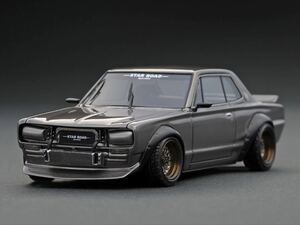 IG1911 イグニッションモデル 1/43 Nissan Skyline 2000 GT-R KPGC10 STAR ROAD シルバー 日産 スカイライン スターロード ハコスカ