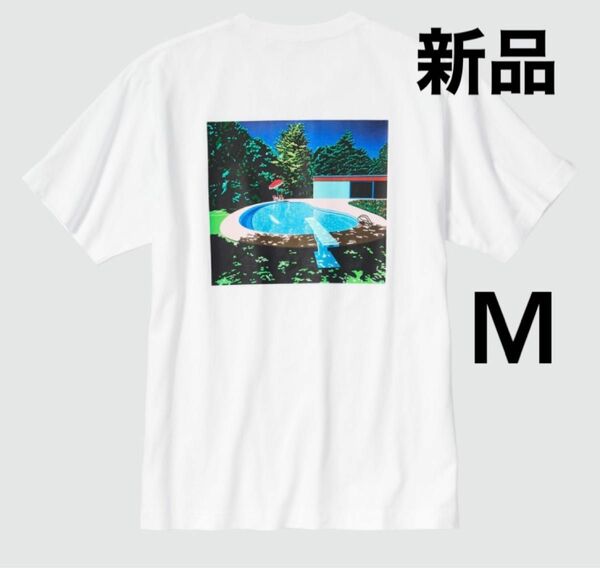 ユニクロ　永井博 Tシャツ　白　M 大瀧詠一　②