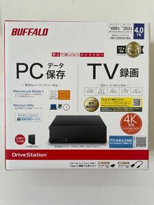 ★BUFFALO 外付けハードディスク（HD-CD4U3-BA）4.0TB★