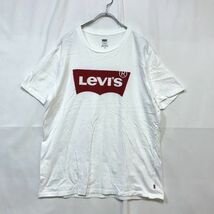 LEVIS/リーバイス 半袖Tシャツ プリント ビックロゴ コットン100% ホワイト サイズL_画像1