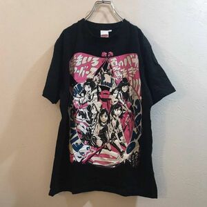 MOMOIRO CLOVER Z/ももいろクローバー Z 半袖 Tシャツ ももクロ ブラック 黒 メンズ Mサイズ