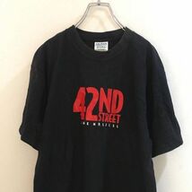 42 ND STREET THE MUSICAL 半袖 Tシャツ ブラック 黒 メンズ M　ミュージカル_画像2