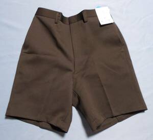  can ko- student trousers short pants Brown size 170A polyester 100%