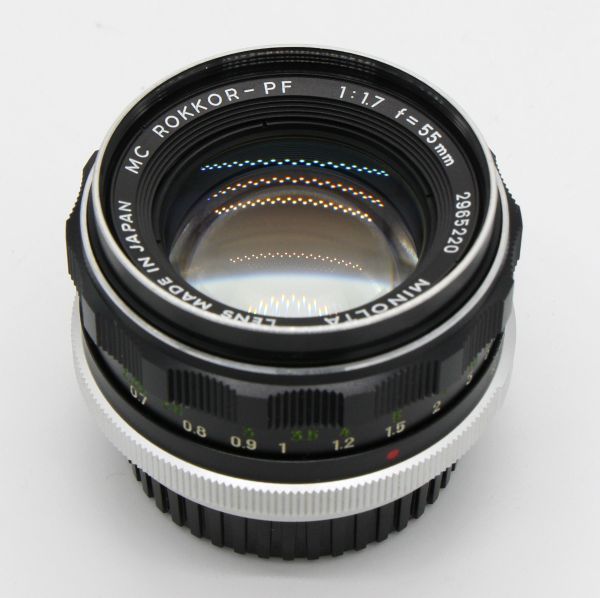 2023年最新】ヤフオク! -minolta mc rokkor pf 55mm f1.7の中古品