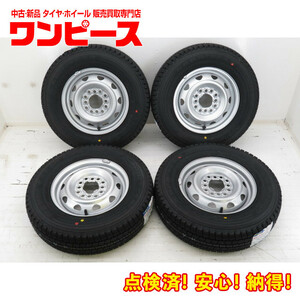 新品タイヤ 中古鉄ホイールセット 145R12 6PR LT 12インチ 12x3.50B 12HM 100/110/114.3 145/80R12 80/78N LT 相当 冬 a18053