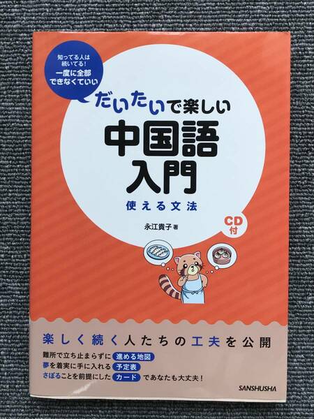 699　だいたいで楽しい中国語入門　使える文法 永江貴子　※未開封CD付