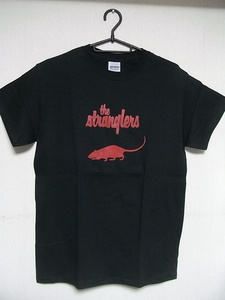 即決★新品バンドＴシャツ★ストラングラーズ★THE STRANGLERS/RATTUS★BLACKボディ×REDプリント★S/M/L/XLサイズ対応可能