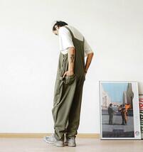 メンズ オーバーオール サロペットデニム 大きいサイズ ボトムス 作業服 カジュアル 　ＸＸＬ　ネイビー_画像8