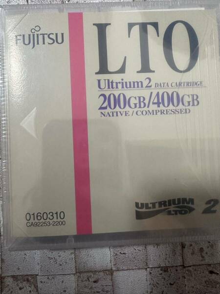 343) 富士通 LTO Ultrium2 データカートリッジ 200GB/400GB FUJITSU LTO Ultrium2 200G 0160310