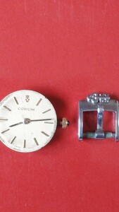 * operation goods present condition delivery [CORUM] Corum hand winding reti-s Movement . original tail pills 