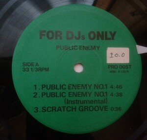 Public Enemy For DJs Only No.1 Timebomb