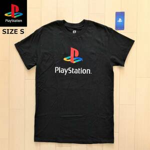 PlayStation Logo Printed T-Shirt プレステ ロゴ プリント Tシャツ プレイステーション サイズS BLACK ブラック 黒