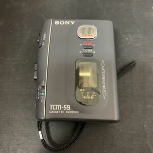 SONY ソニー CASSETTE-CORDER TCM-59 カセットコーダー　K1899