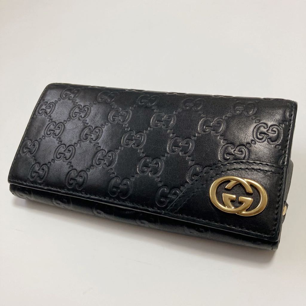 2023年最新】ヤフオク! -中古グッチ gucci インターロッキング長財布の