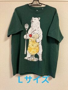 大幅に値下げしました！ BRICO ネップ天竺 クリームソーダクマ TEE